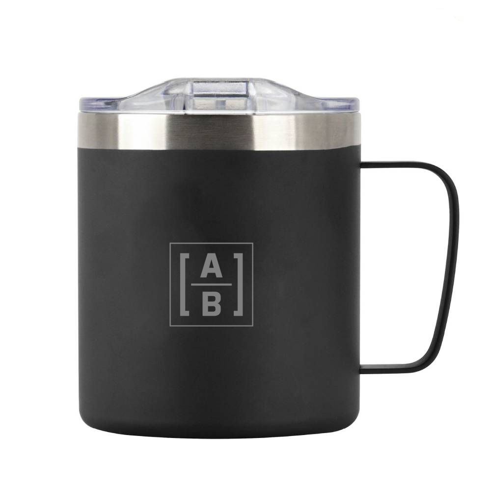 Custom Café To Go Stainless Mug 12 oz