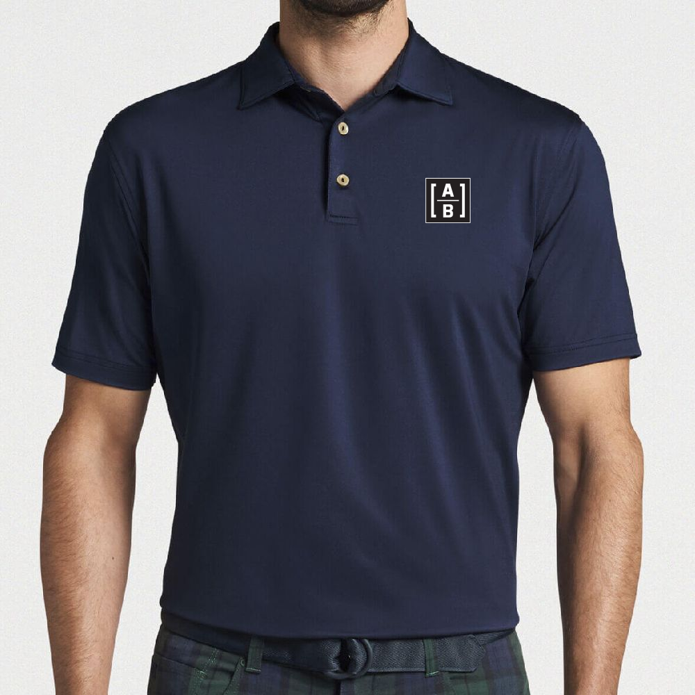 Custom Men's Peter Millar Solid Performance Polo