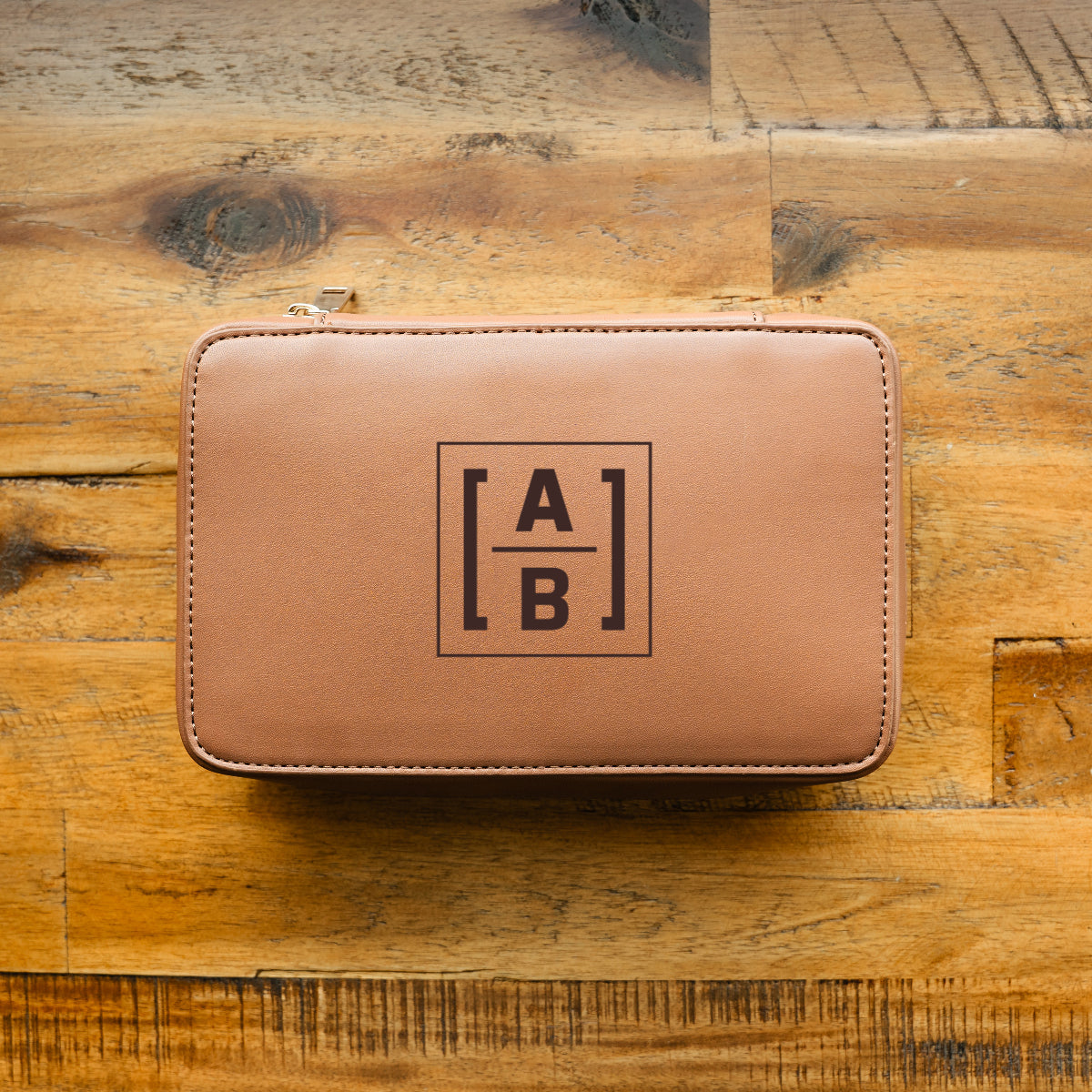 Custom Recycled Leather Tech Case