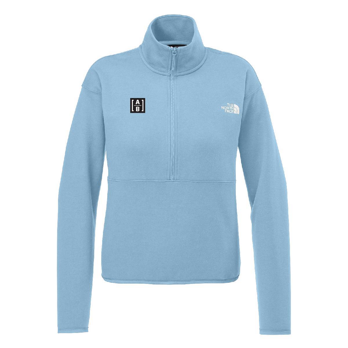 Custom Womens The North Face Double-Knit 1/2-Zip Fleece