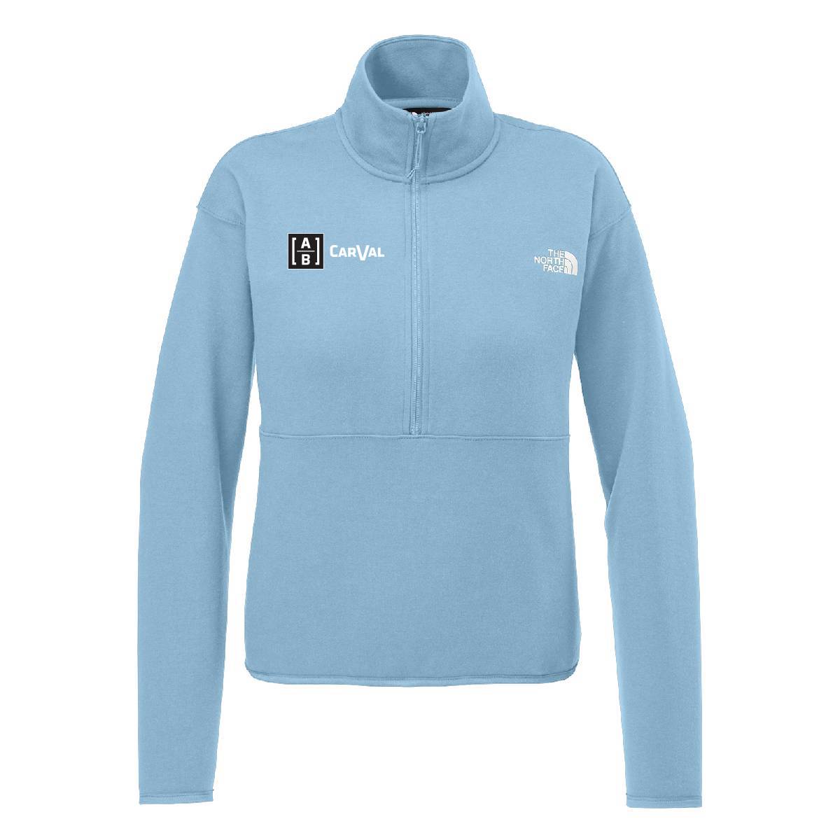 Custom Womens The North Face Double-Knit 1/2-Zip Fleece