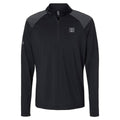 Custom Mens Adidas Lightweight Shoulder Stripe Qzip