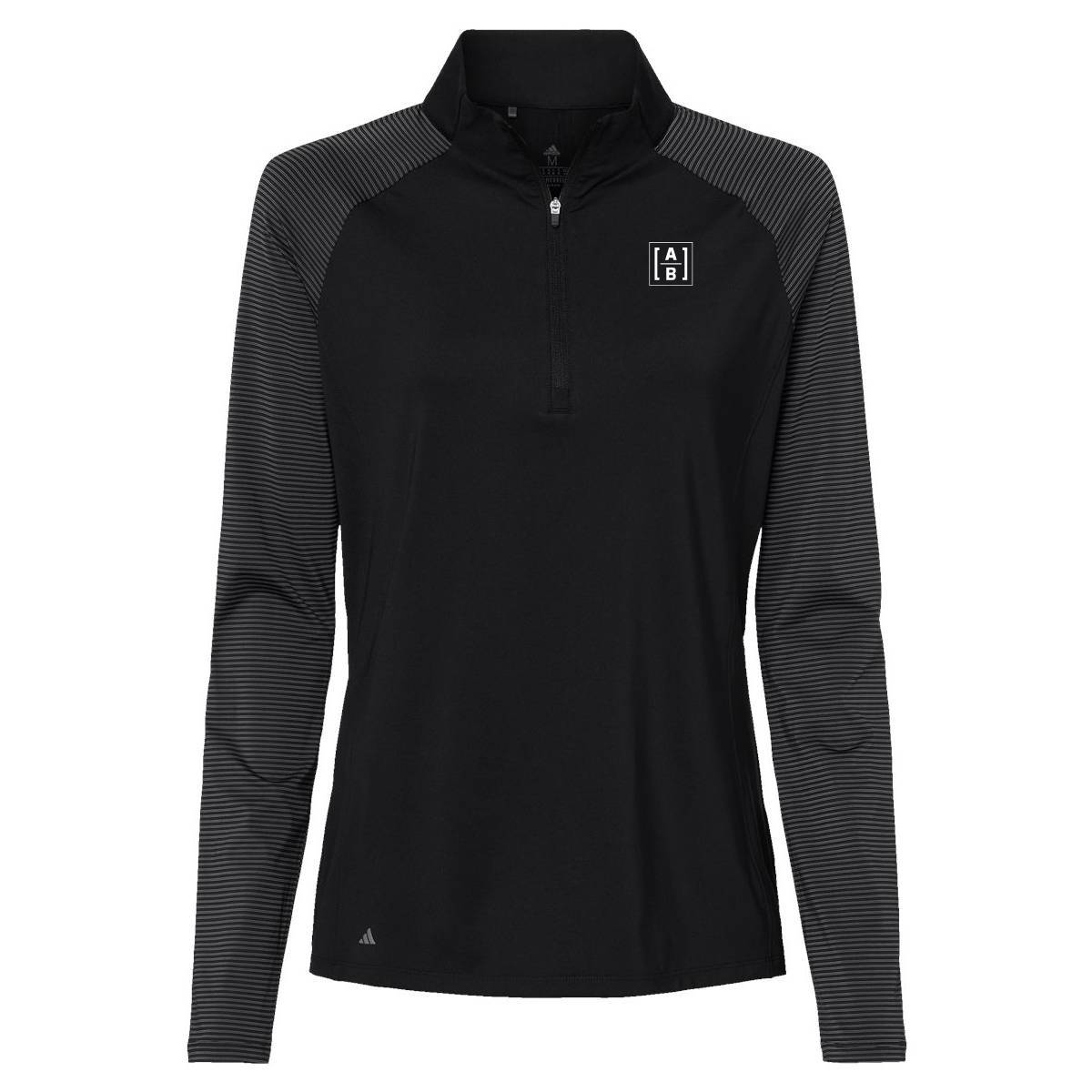 Custom Womens Adidas Lightweight Shoulder Stripe Qzip
