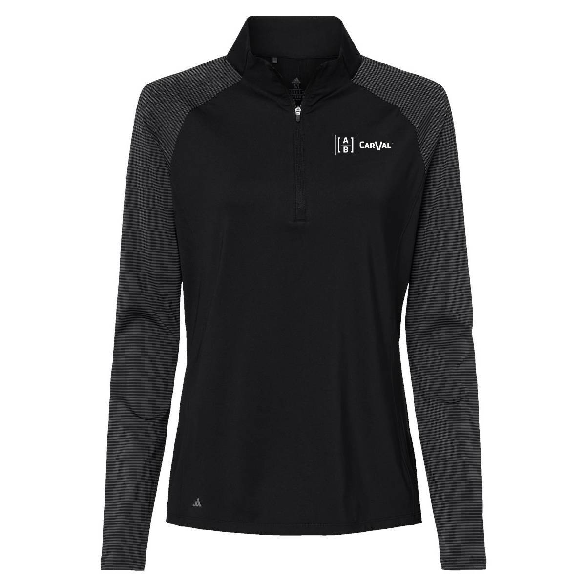 Custom Womens Adidas Lightweight Shoulder Stripe Qzip