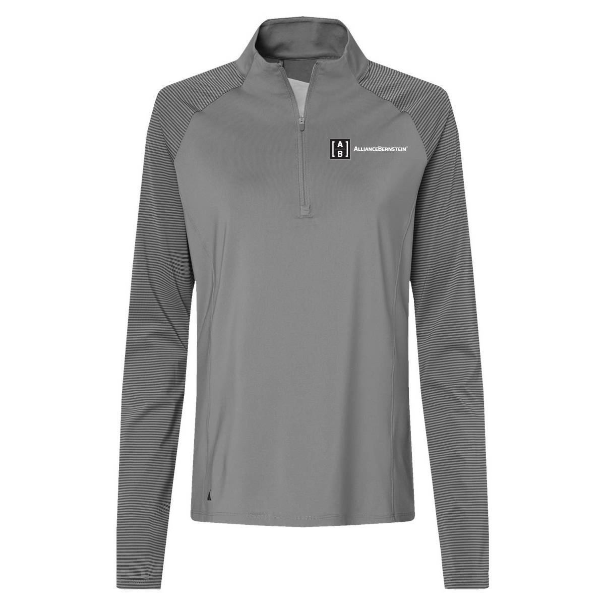 Custom Womens Adidas Lightweight Shoulder Stripe Qzip