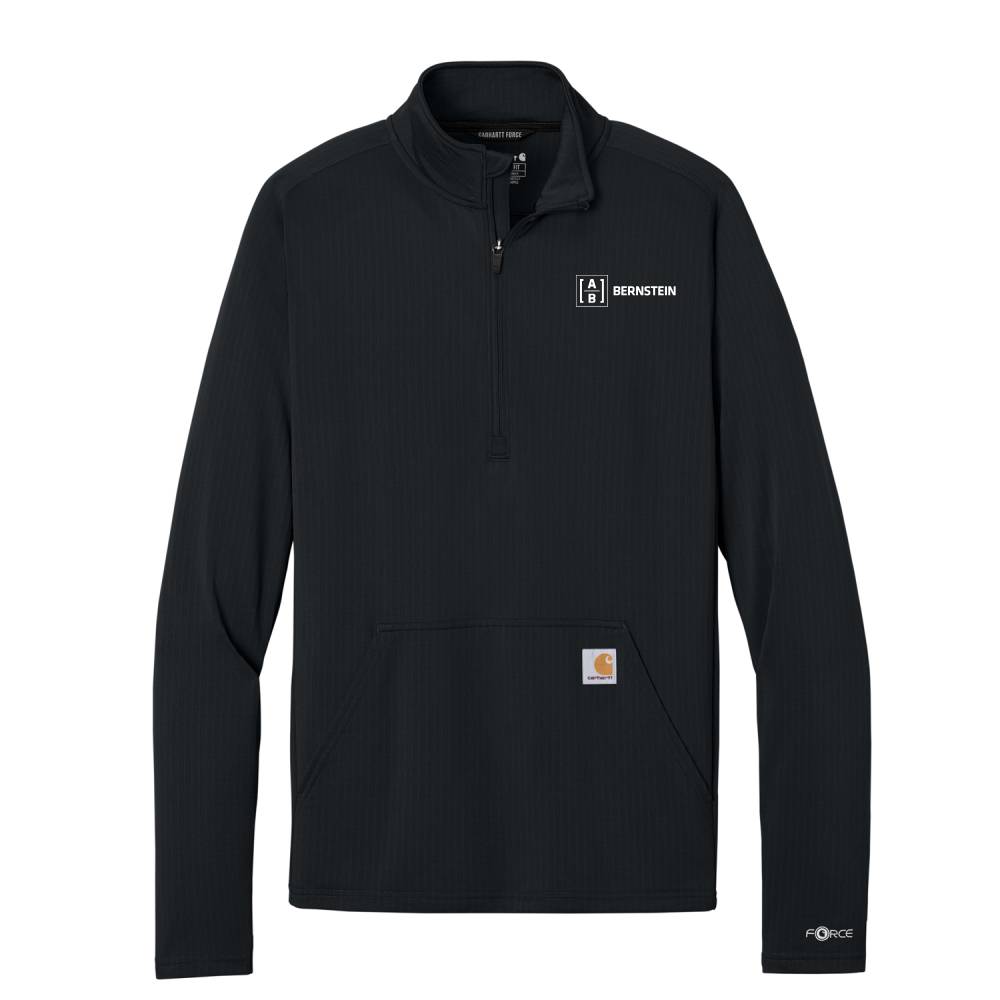 Custom Men's Carhartt Force 1/2-Zip Grid Fleece